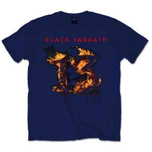 Black Sabbath - 13 New Album Uni Navy    in the group MERCH / T-Shirt /  at Bengans Skivbutik AB (5530663r)