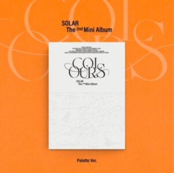 Solar - Colours (Palette Ver.) in the group K-POP / Bestsellers at Bengans Skivbutik AB (5530703)