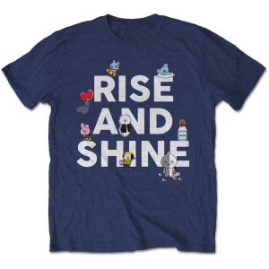 Bt21 - Rise And Shine Uni Navy    in the group MERCH / T-Shirt /  at Bengans Skivbutik AB (5530775r)