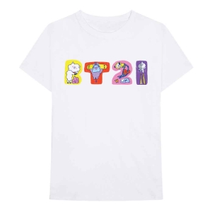 Bt21 - Doodle Letters Uni Wht    in the group MERCH / T-Shirt /  at Bengans Skivbutik AB (5530778r)