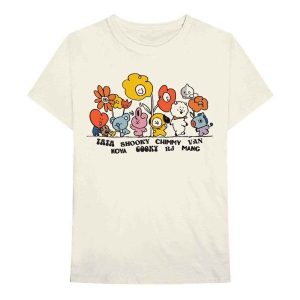 Bt21 - Hippie Flowers Uni Natrl    in the group MERCH / T-Shirt /  at Bengans Skivbutik AB (5530779r)