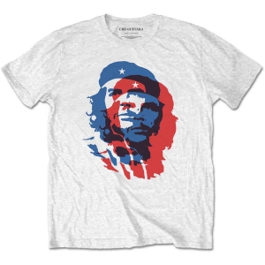 Che Guevara - Blue & Red Uni Wht    in the group MERCHANDISE / T-shirt / Övrigt at Bengans Skivbutik AB (5531085r)