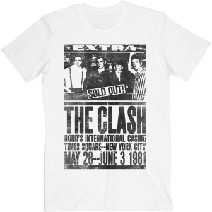 The Clash - Bond's 1981 Uni Wht    in the group MERCHANDISE / T-shirt / Punk at Bengans Skivbutik AB (5531091r)