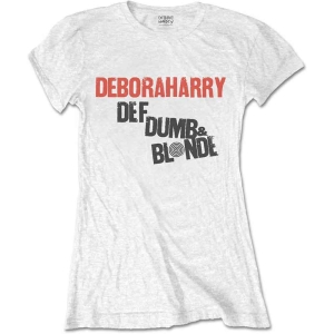 Debbie Harry - Def, Dumb & Blonde Lady Wht    in the group MERCH / T-Shirt /  at Bengans Skivbutik AB (5531361r)