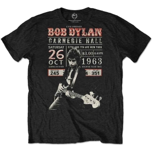 Bob Dylan - Carnegie Hall '63 Uni Bl Eco    in the group MERCH / T-Shirt /  at Bengans Skivbutik AB (5531549r)