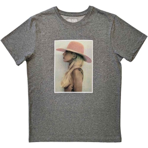 Lady Gaga - Pink Hat Uni Grey    in the group MERCH / T-Shirt /  at Bengans Skivbutik AB (5531571r)