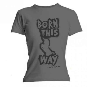 Lady Gaga - Born This Way Lady Grey    in the group MERCH / T-Shirt /  at Bengans Skivbutik AB (5531572r)