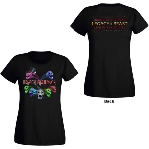 Iron Maiden - Lotb Live Album Skulls Lady Bl    in the group MERCH / T-Shirt /  at Bengans Skivbutik AB (5532239r)
