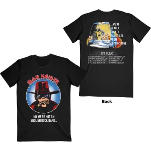 Iron Maiden - Not An English Rock Band Uni Bl    in the group MERCH / T-Shirt /  at Bengans Skivbutik AB (5532246r)