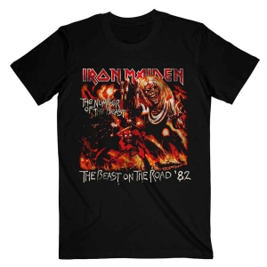 Iron Maiden - Notb The Beast On The Road Vintage Uni B in the group MERCH / T-Shirt /  at Bengans Skivbutik AB (5532271r)