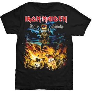 Iron Maiden - Holy Smoke Uni Bl    in the group MERCH / T-Shirt /  at Bengans Skivbutik AB (5532314r)