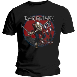 Iron Maiden - Trooper Red Sky Uni Bl    in the group MERCH / T-Shirt /  at Bengans Skivbutik AB (5532336r)