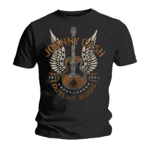 Johnny Cash - Outlaw Uni Bl  2 in the group MERCHANDISE / T-shirt / Country at Bengans Skivbutik AB (5532508)
