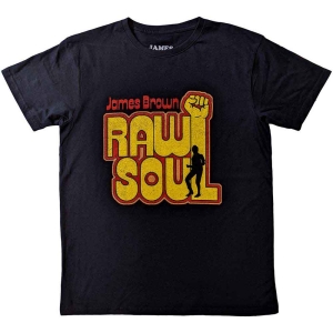 James Brown - Raw Soul Uni Bl    in the group MERCH / T-Shirt /  at Bengans Skivbutik AB (5532669r)