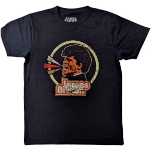 James Brown - Circle & Logo Uni Bl    in the group MERCH / T-Shirt /  at Bengans Skivbutik AB (5532673r)