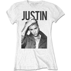 Justin Bieber - Bold Lady Wht    in the group MERCH / T-Shirt /  at Bengans Skivbutik AB (5532689r)