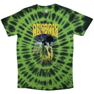 Jimi Hendrix - Hear The Vibe Uni Green Dip-Dye    in the group MERCH / T-Shirt /  at Bengans Skivbutik AB (5532701r)