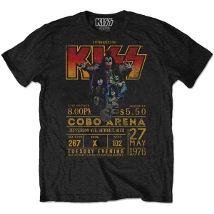 Kiss - Cobo Arena '76 Uni Bl Eco    in the group MERCH / T-Shirt /  at Bengans Skivbutik AB (5532707r)