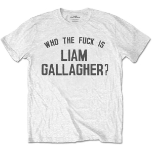 Liam Gallagher - Who The Fuck... Uni Wht    in the group MERCH / T-Shirt /  at Bengans Skivbutik AB (5532713r)