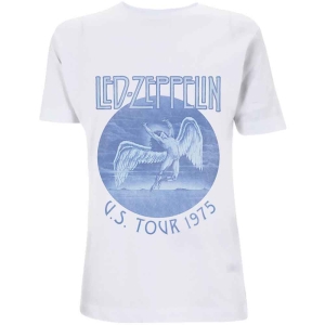Led Zeppelin - Tour '75 Blue Wash Uni Wht    in the group MERCH / T-Shirt /  at Bengans Skivbutik AB (5532715r)
