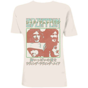 Led Zeppelin - Japanese Poster Uni Natrl    in the group MERCH / T-Shirt /  at Bengans Skivbutik AB (5532719r)