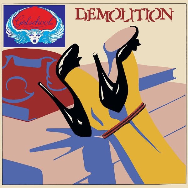 Girlschool - Demolition (Blue Marbled Vinyl Lp) in the group VINYL / Hårdrock at Bengans Skivbutik AB (5532830)