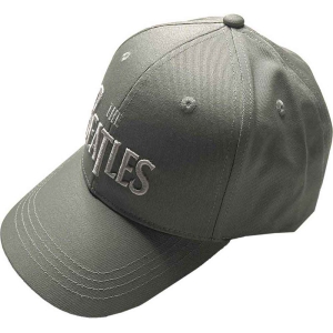 The Beatles - White Drop T Logo Green Baseball C in the group MERCHANDISE / Merch / Pop-Rock at Bengans Skivbutik AB (5532880)