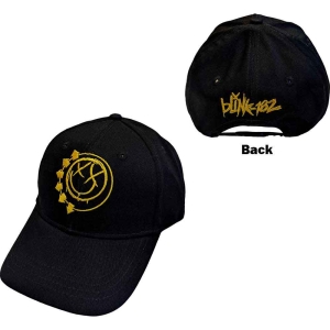 Blink-182 - Yellow Six-Arrow Smiley Bl Baseball C in the group MERCHANDISE / Merch / Pop-Rock at Bengans Skivbutik AB (5532895)