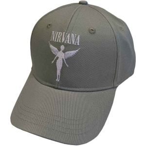 Nirvana - Angelic Mono Green Baseball C in the group MERCHANDISE / Merch / Hårdrock at Bengans Skivbutik AB (5532974)