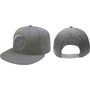 Ramones - Presidential Seal Grey Snapback C in the group MERCHANDISE / Merch / Punk at Bengans Skivbutik AB (5532999)