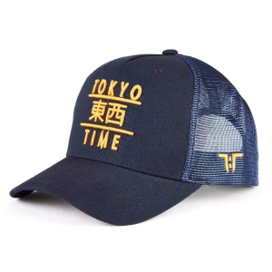 Tokyo Time - Tt Heritage Gold Logo Navy Snapback C in the group OTHER / MK Export CDON Merch at Bengans Skivbutik AB (5533121)