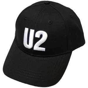 U2 - White Logo Bl Baseball C in the group MERCHANDISE / Merch / Pop-Rock at Bengans Skivbutik AB (5533132)