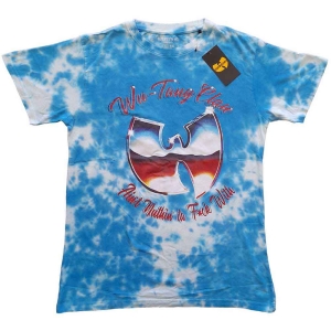 Wu-Tang Clan - Antfw Uni Blue Dip-Dye    in the group MERCH / T-Shirt /  at Bengans Skivbutik AB (5533311r)
