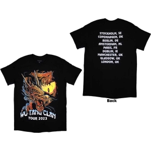 Wu-Tang Clan - Tour '23 Dragon Back Print Uni Bl    in the group MERCH / T-Shirt /  at Bengans Skivbutik AB (5533318r)