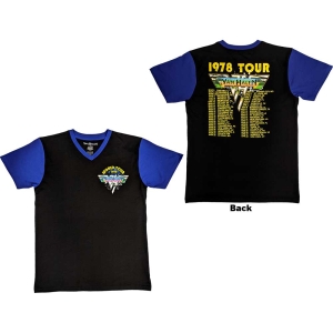 Van Halen - 1978 Tour Dates Uni Bl/Purp Raglan:  in the group MERCH / T-Shirt /  at Bengans Skivbutik AB (5533584r)