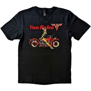 Van Halen - Pinup Motorcycle Uni Bl    in the group MERCH / T-Shirt /  at Bengans Skivbutik AB (5533598r)