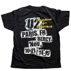 U2 - I+E Paris Event 2015 Uni Bl  2 in the group MERCHANDISE / T-shirt / Pop-Rock at Bengans Skivbutik AB (5533638)