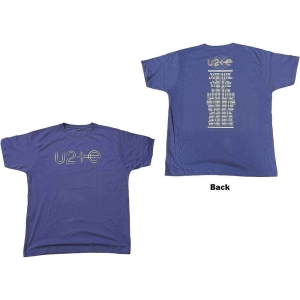 U2 - I+E 2015 Tour Dates Uni Blue  2 in the group MERCHANDISE / T-shirt / Pop-Rock at Bengans Skivbutik AB (5533710)