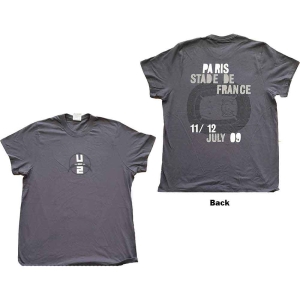 U2 - 360 Degree Tour Paris 2009 Uni Grey    in the group MERCHANDISE / T-shirt / Pop-Rock at Bengans Skivbutik AB (5533728)