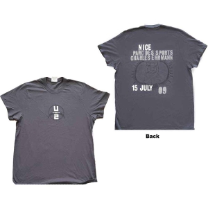 U2 - 360 Degree Tour Nice 2009 Uni Grey    in the group MERCHANDISE / T-shirt / Pop-Rock at Bengans Skivbutik AB (5533731)