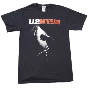 U2 - Rattle & Hum Spotlight Photo Uni Bl    in the group MERCHANDISE / T-shirt / Pop-Rock at Bengans Skivbutik AB (5533738)