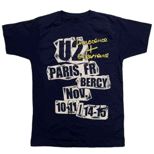 U2 - I+E Paris Event 2015 Uni Drk Navy    in the group MERCH / T-Shirt /  at Bengans Skivbutik AB (5533787r)
