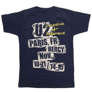 U2 - I+E Paris Event 2015 Uni Lht Navy    in the group MERCH / T-Shirt /  at Bengans Skivbutik AB (5533788r)