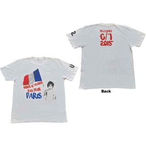 U2 - Paris 2015 Nous N'avons Pas Peur Uni Wht in the group MERCH / T-Shirt /  at Bengans Skivbutik AB (5533803r)