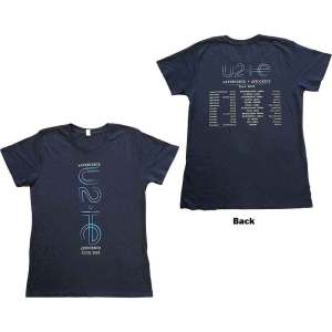 U2 - E+I 2018 Tour Dates Lady Navy    in the group MERCH / T-Shirt /  at Bengans Skivbutik AB (5533806r)