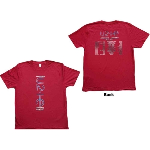 U2 - E+I 2018 Tour Dates Uni Maroon    in the group MERCH / T-Shirt /  at Bengans Skivbutik AB (5533807r)