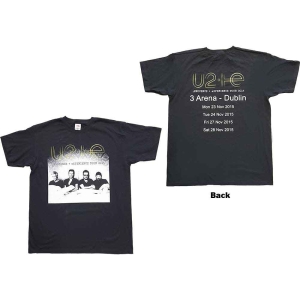 U2 - I+E Tour Dublin 2015 Bed Photo Uni Bl    in the group MERCH / T-Shirt /  at Bengans Skivbutik AB (5533812r)