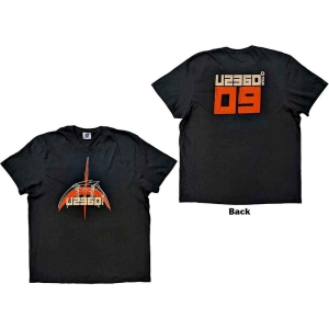 U2 - 360 Degree Tour 2009 Orange Logo Uni Bl  in the group MERCH / T-Shirt /  at Bengans Skivbutik AB (5533834r)