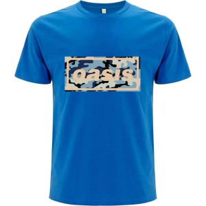 Oasis - Camo Logo Uni Blue    in the group MERCH / T-Shirt /  at Bengans Skivbutik AB (5534160r)