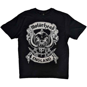 Motorhead - Crosses Sword England Crest Uni Bl    in the group MERCH / T-Shirt /  at Bengans Skivbutik AB (5534454r)